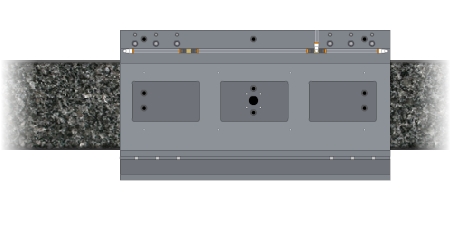 Linear Air Bearing Box Slide side view drawing